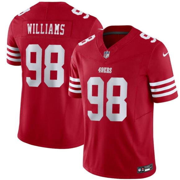 Mens Youths Kids Womens Mykel Williams Jersey Red Stitched